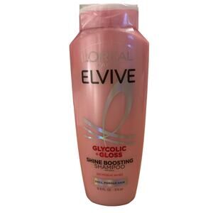 New L'Oreal Paris Elvive Glycolic Gloss Shine Enhancing Shampoo size 12.6oz